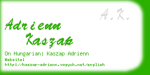 adrienn kaszap business card